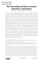 The Parameters of Play in Honoré Daumier's Caricatures