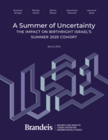 A Summer of Uncertainty: The Impact on Birthright Israel's Summer 2025 Cohort