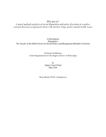 Who gets in? A mixed methods analysis of racial disparities and police discretion in a police-assisted diversion program for those with alcohol, drug, and/or mental health issues