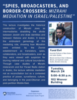 Broadcasters, and Border-Crossers: Mizrahi Mediation in Israel/Palestine
