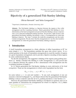 Bijectivity of a generalized Pak-Stanley labeling