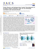 Proton, Electron, and Hydrogen-Atom Transfer Thermodynamics of the Metal–Organic Framework, Ti-MIL-125, Are Intrinsically Correlated to the Structural Disorder
