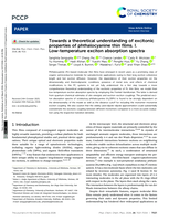 Towards a theoretical understanding of excitonic properties of phthalocyanine thin films. I. Low-temperature exciton absorption spectra