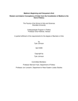 Medina's Beginning and Fukuyama's End: Western and Islamic Conceptions of Order from the Constitution of Medina to the End of History