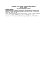 SIIS 2025 - The Legacy of the Ottoman Empire and Israel/Palestine