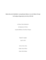 Balkans Beyond the Battlefields: Assessing Russian Influence Across the Balkans Through the Paradigm of Opportunity and Activity, 2007-2026