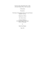 The Solo Lieder of Karl Weigl (1881–1949): A Revised Catalog, History, and Assessment