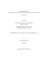 All Reading, No Interest:  Investigating the Current Decline in Student Reading Interest across Massachusetts