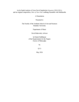 An In-Depth Analysis of Sven-David Sandström's Requiem (2010-2011); and an original composition, Tides of Tears for Loadbang Ensemble with Multimedia