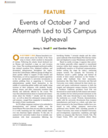 Events of October 7 and Aftermath Led to US Campus Upheaval