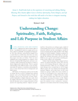 Understanding Change: Spirituality, Faith, Religion, and Life Purpose in Student Affairs