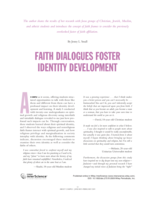 Faith Dialogues Foster Identity Development