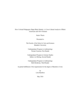 How Colonial Pedagogies Shape Black Identity: A Cross-Cultural Analysis of Black Americans and Afro-Germans