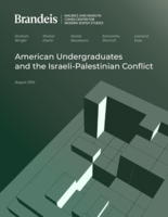 American Undergraduates and the Israeli-Palestinian Conflict