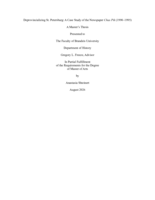 Deprovincializing St. Petersburg: A Case Study of the Newspaper Chas Pik (1990–1995)