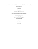 A Shock to the System: A Longitudinal Analysis of Acute Health Events on Spousal Caregiver Health Utilization